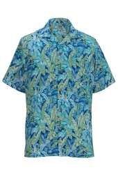 Edwards 1032 Tropical Leaf Camp Shirt