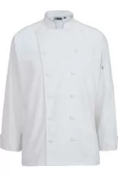 Edwards 3318 12 Cloth Button Classic Chef Coat