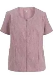 Edwards 7279 Ladies' Scoop Neck Zip Front Tunic