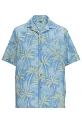 Edwards 1034 Tropical Palm Tree Camp Shirt