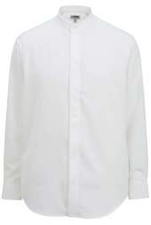 Edwards 1392 Men's Batiste Banded Collar Shirt