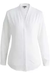 Edwards 5274 Ladies' V-Neck Ls Blouse