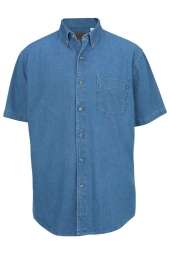 Edwards 1013 Denim Midweight Short Sleeve Shirt