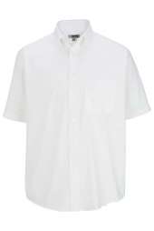 Edwards 1027 Men's Short Sleeve Oxford Shirt