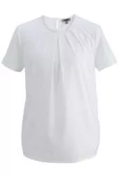 Edwards 5224 Ladies Jewel Neck Ss Blouse