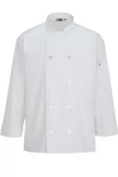 Edwards 3363 10 Button Chef Coat With Mesh