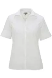 Edwards 5245 Ladies' Lightweight Short Sleeve Poplin Blouse