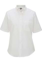 Edwards 5027 Ladies' Short Sleeve Oxford Shirt