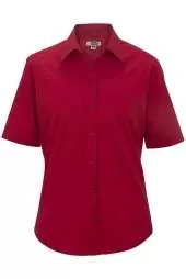 Edwards 5740 Ladies' Cottonplus Short Sleeve Twill Shirt