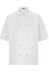 Edwards 3306 10 Button Short Sleeve Chef Coat