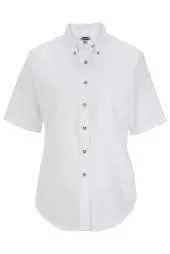 Edwards 5230 Ladies' Easy Care Short Sleeve Poplin Shirt