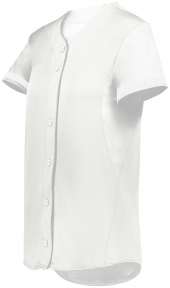 Augusta Sportswear 6920 Girls Cutter+ Full Button Softball Jersey