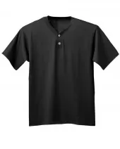 A4 N3143 Adult Tek 2-Button Henley Jersey