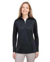 Harriton M786W Ladies Flash Snag Protection Plus IL Colorblock Quarter-Zip