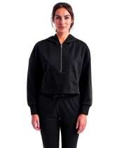 TriDri TD077 Ladies Alice Half-Zip Hooded Sweatshirt