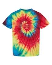 Dyenomite 330MS Toddler Spiral Tie-Dyed T-Shirt