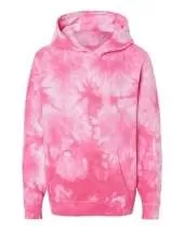 Independent Trading Co. PRM1500TD Youth Midweight Tie-Dyed Hooded Sweatshirt