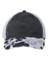 Infinity Her JANET Women's Printed Visor WITH Mesh Back Cap