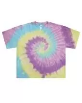 Colortone 1050 Women's Tie-Dyed Crop T-Shirt