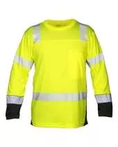 Kishigo 9177 Premium Black Series® Cool Touch Class 2 LONG Sleeve T-Shirt