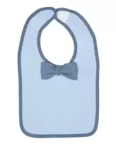 Rabbit Skins 1002 Infant Baby Rib Bow Tie Bib 2 Pack