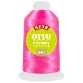 OTTO 157-109 Embroidery Neon Thread #40 1,100 yd. Cone for Adult