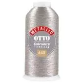 OTTO 157-110 Embroidery Metallic Thread #40 1,100 yd. Cone for Adult