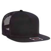 OTTO CAP 154-1124 "OTTO SNAP" 5 Panel Mid Profile Mesh Back Trucker Snapback Hat for Adult