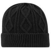 OTTO CAP 82-1215 12" Cable Knit Beanie w/ Rib Knit Cuff for Adult