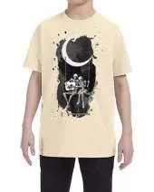 USTRADEENT Youth Halloween Heavy Cotton Scary Graphic T-Shirt UG500BHLOW1