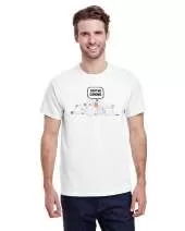 USTRADEENT Funny Halloween Ghost Costume Graphics T-Shirt UG200HLOW6
