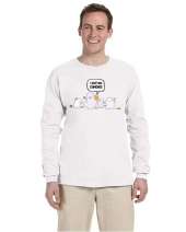 USTRADEENT Funny Halloween Ghost Costume Long Sleeves Graphics T-Shirt UG240HLOW6