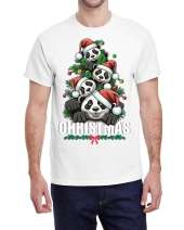 Cute Polar Bear Santa Hat Merry Christmas Xmas Shirt