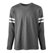 Soffe Youth Striped Sleeve Tee