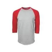 Soffe Adult Classic Heathered Baseball Jersey