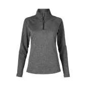 Soffe Women's M?lange Quarter Zip