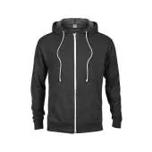 Delta Fleece Adult Unisex Snow Heather French Terry Zip Hoodie