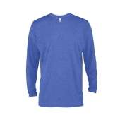 Delta Platinum Adult CVC Long Sleeve Crew Neck Tee