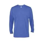 Delta Platinum Adult CVC Long Sleeve Crew Neck Tee