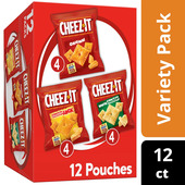 Cheez-It Variety Pack Cheese Crackers, 12.1 oz, 12 Count