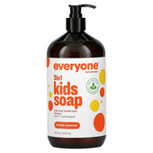 Everyone, 3 in 1 Kids Soap, Orange Squeeze, 32 fl oz