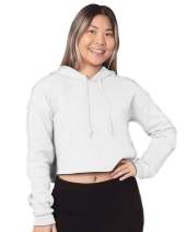 Bayside 7750 Ladies' Cropped Pullover Hooded Sweatshirt