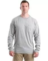 Berne BSM40T Tall Performance Long-Sleeve Pocket T-Shirt