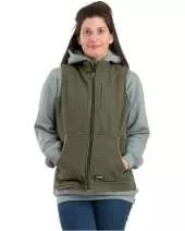 Berne WV15 Ladies' Sherpa-Lined Softstone Duck Vest
