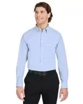 Devon & Jones DG537 CrownLux Performance? Men's Microstripe Shirt