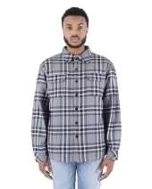 Shaka Wear SHPFJ Men's Plaid Flannel Jacket