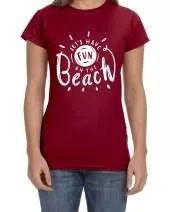 Ustradeent Hawaiin Let?S Have Fun On The Beach Summer T-Shirt For Women