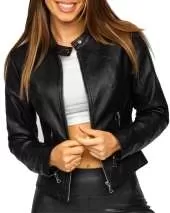 Casual Women's Leather Jacket