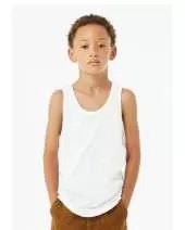 Bella + Canvas 3480YCV Youth Heather CVC Tank
