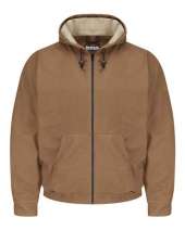 Brown Duck Hooded Jacket - EXCEL FR? ComforTouch? - Tall Sizes